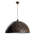 Hängeleuchte KURE 1xE27/40W/230V d 60 cm grau