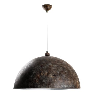 Hängeleuchte KURE 1xE27/40W/230V d 60 cm grau