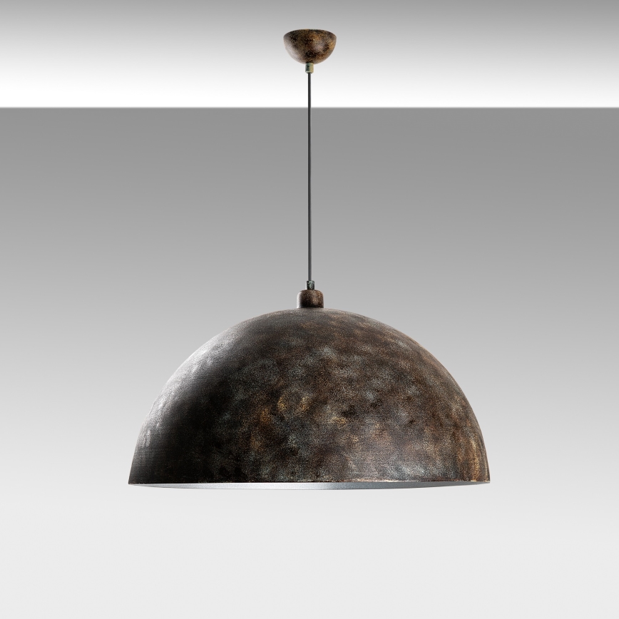 Hängeleuchte KURE 1xE27/40W/230V d 60 cm grau