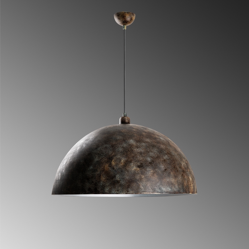 Hängeleuchte KURE 1xE27/40W/230V d 60 cm grau