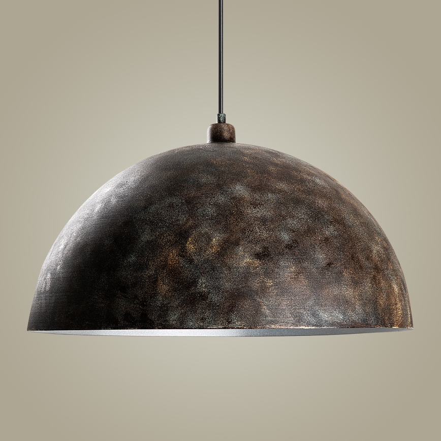Hängeleuchte KURE 1xE27/40W/230V d 60 cm grau