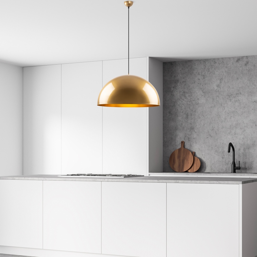 Hängeleuchte KURE 1xE27/40W/230V golden