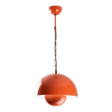 Hängeleuchte KURE 1xE27/40W/230V orange