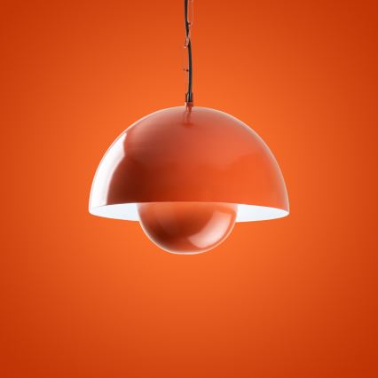 Hängeleuchte KURE 1xE27/40W/230V orange