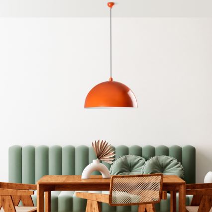Hängeleuchte KURE 1xE27/40W/230V orange