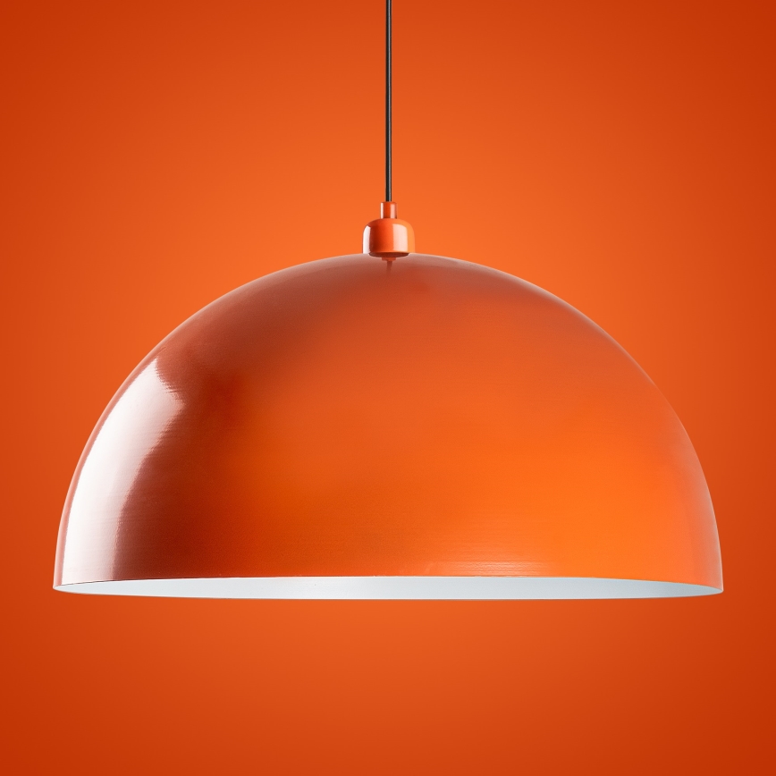Hängeleuchte KURE 1xE27/40W/230V orange