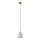 Hängeleuchte LAVA mit Kabelaufhängung, 1xG9/8W/230V, beige/rauchbeige