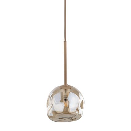 Hängeleuchte LAVA mit Kabelaufhängung, 1xG9/8W/230V, beige/rauchbeige