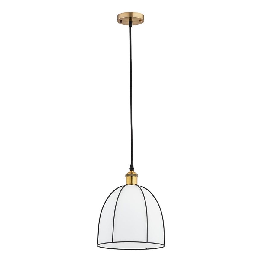 Hängeleuchte mit Kabel DAVE 1xE27/15W/230V gold/schwarz