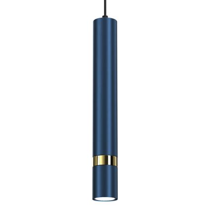 Hängeleuchte mit Kabel JOKER 1xGU10/25W/230V blau/gold