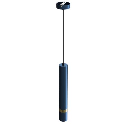 Hängeleuchte mit Kabel JOKER 1xGU10/25W/230V blau/gold