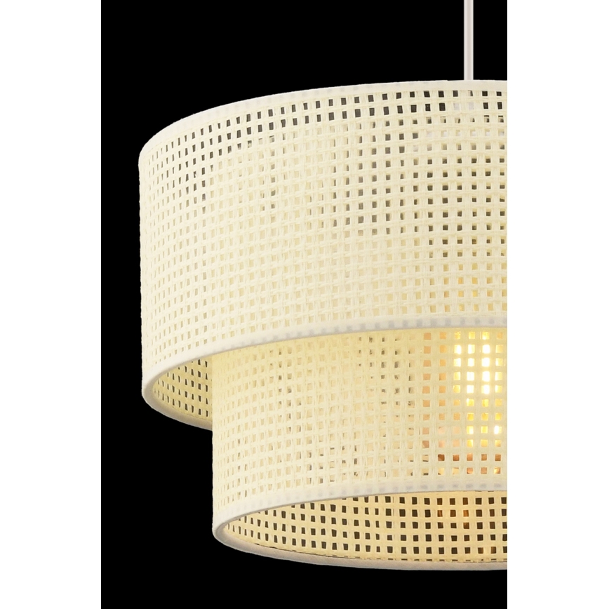 Hängeleuchte mit Kabelaufhängung ECHO, 1xE27/60W/230V, cremefarben