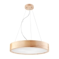 Hängeleuchte NATURAL 3xE27/60W/230V ø 47 cm Kiefer