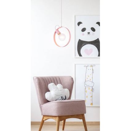 Hängeleuchte NEXO 1xE27/40W/230V rosa