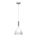 Hängeleuchte NOAK 1xE27/15W/230V weiß/glänzendes Chrom
