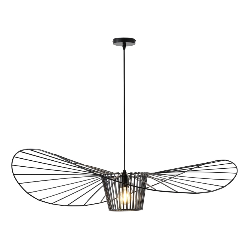 Hängeleuchte OGGI 1xE27/40W/230V d 100 cm schwarz