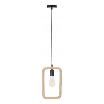 Hängeleuchte OSTOR mit Kabelaufhängung 1xE27/40W/230V beige/schwarz