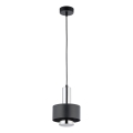 Hängeleuchte RIF LUX 1xGX53/12W/230V d 15 cm schwarz/glänzendes Chrom