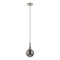 Hängeleuchte ROLLO 1xE14/5W/230V matt Chrom/rauchig