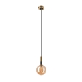 Hängeleuchte ROLLO 1xG9/5W/230V golden/rauchig beige