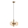 Hängeleuchte ROLLO 3xE14/5W/230V golden/rauchig beige