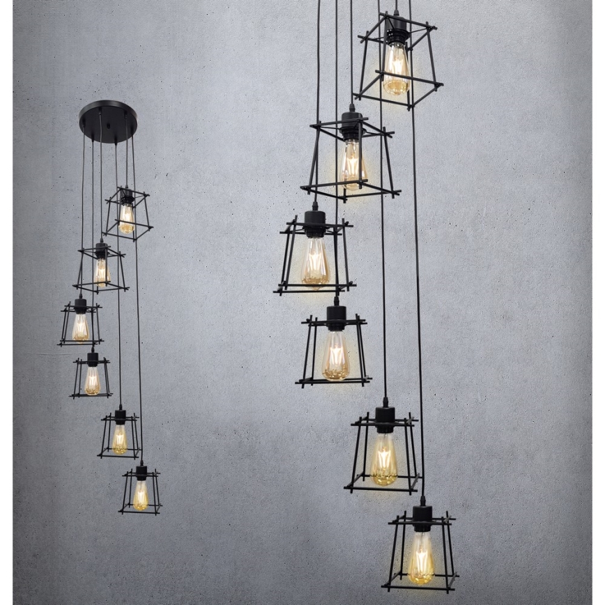 Hängeleuchte RYGA 6xE27/20W/230V