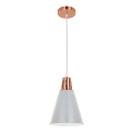 Hängeleuchte SHADE 1xE27/15W/230V kupfer/grau