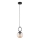 Hängeleuchte SITRO 1xE14/10W/230V schwarz/rauchig beige