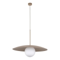 Hängeleuchte SLATE 1xE27/15W/230V d 65 cm beige