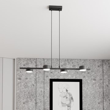 Hängeleuchte SORA 4xGX53/12W/230V schwarz