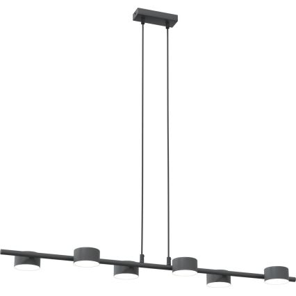 Hängeleuchte SORA 6xGX53/12W/230V schwarz