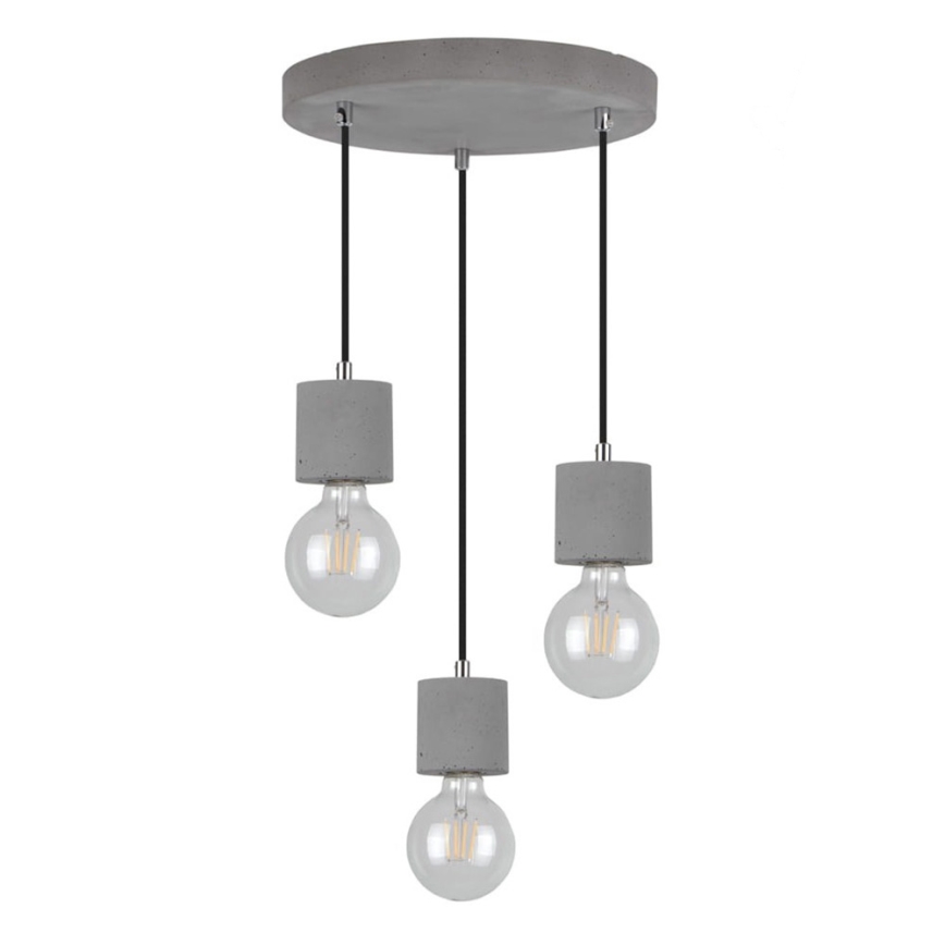 Hängeleuchte STRONG 3xE27/60W/230V – FSC-zertifiziert