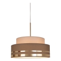 Hängeleuchte TAMI 1xE27/60W/230V d 40 cm beige/braun/golden