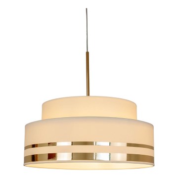 Hängeleuchte TAMI 1xE27/60W/230V d 40 cm beige/golden