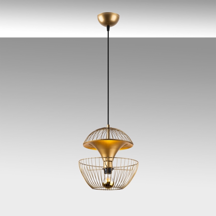 Hängeleuchte TELMANDER 1xE27/40W/230V golden