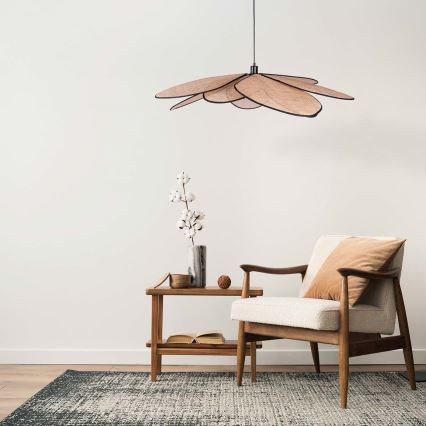Hängeleuchte TOBAGO 1xE27/20W/230V d 100 cm beige