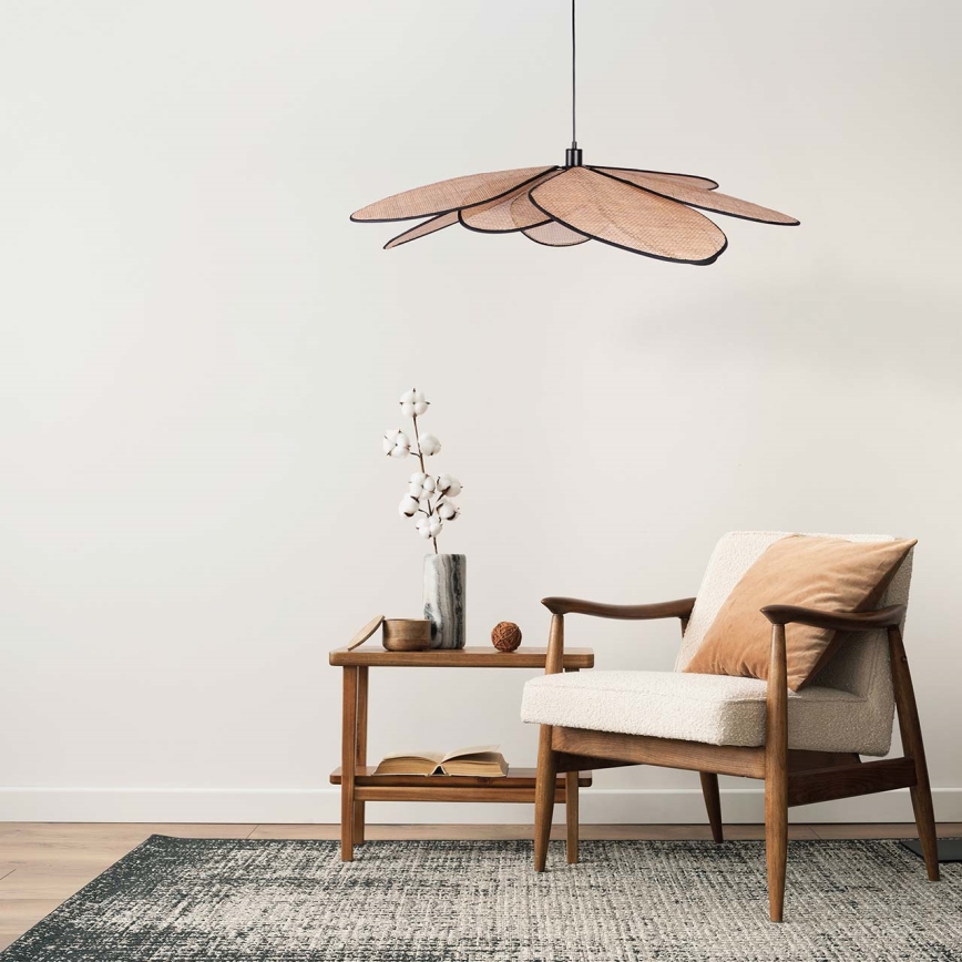 Hängeleuchte TOBAGO 1xE27/20W/230V d 100 cm beige