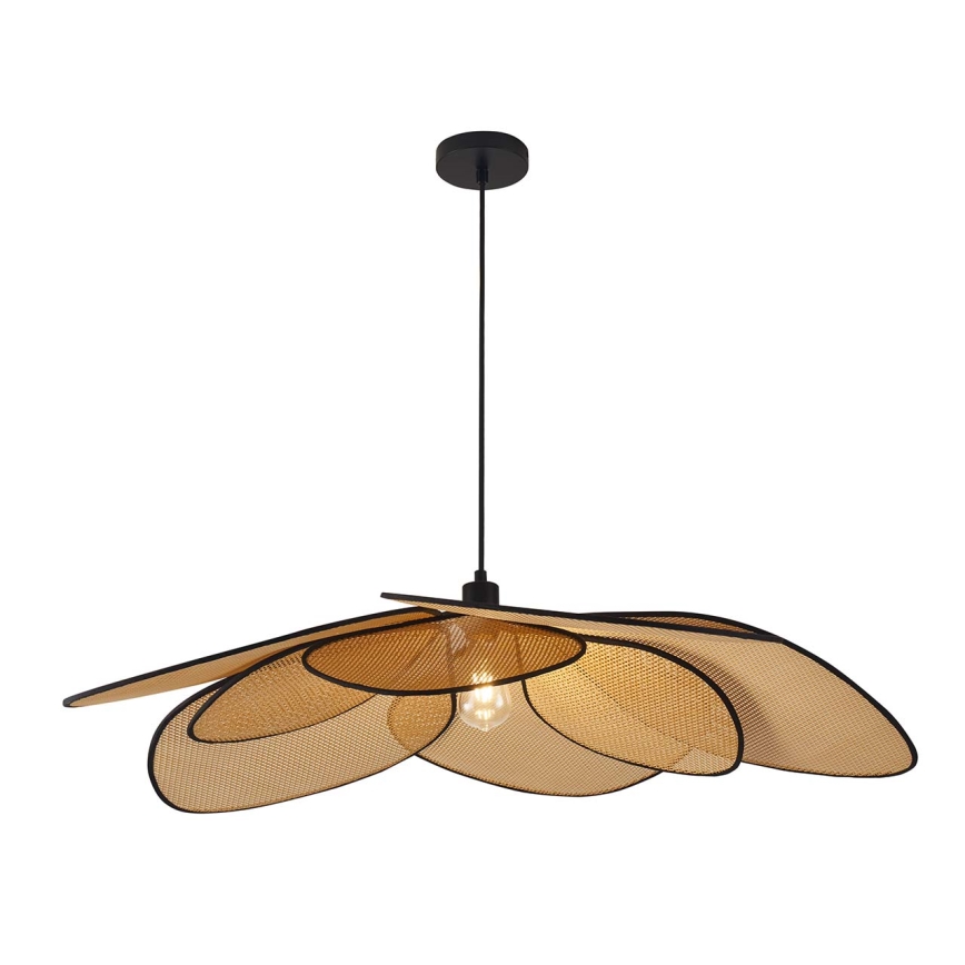 Hängeleuchte TOBAGO 1xE27/20W/230V d 100 cm beige
