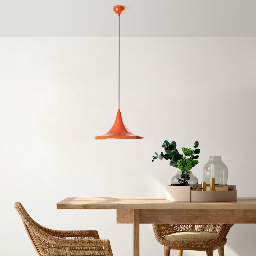 Hängeleuchte TOM 1xE27/40W/230V orange