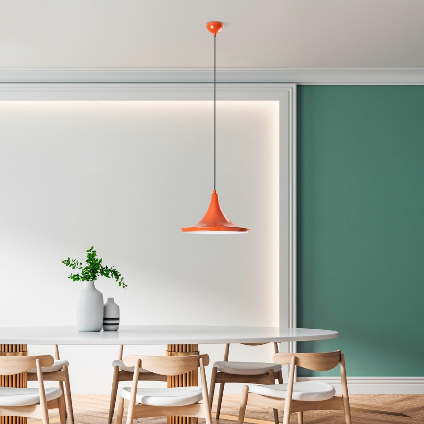Hängeleuchte TOM 1xE27/40W/230V orange