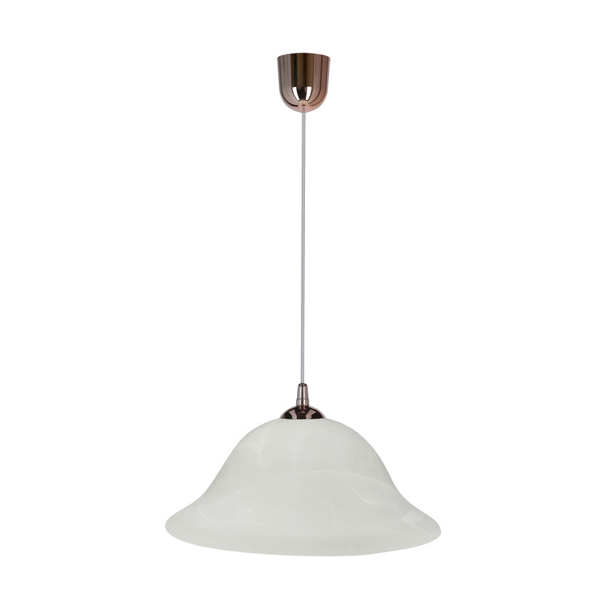 Hängeleuchte VERA 1xE27/60W/230V kupfern/weiß