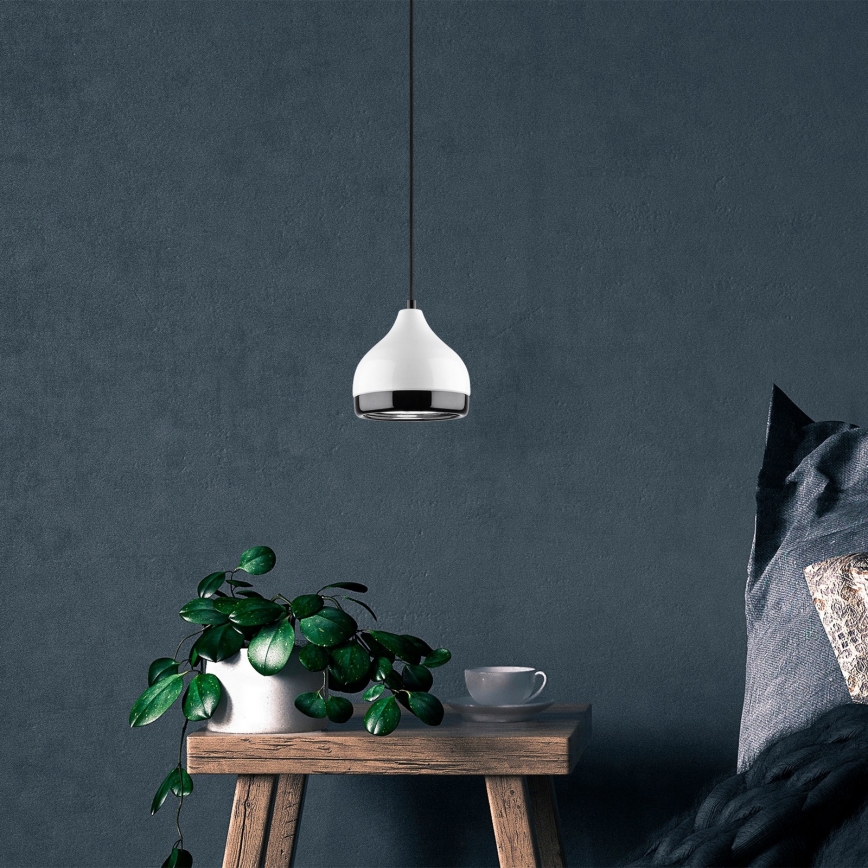 Hängeleuchte YILDO 1xE27/40W/230V weiß/schwarz
