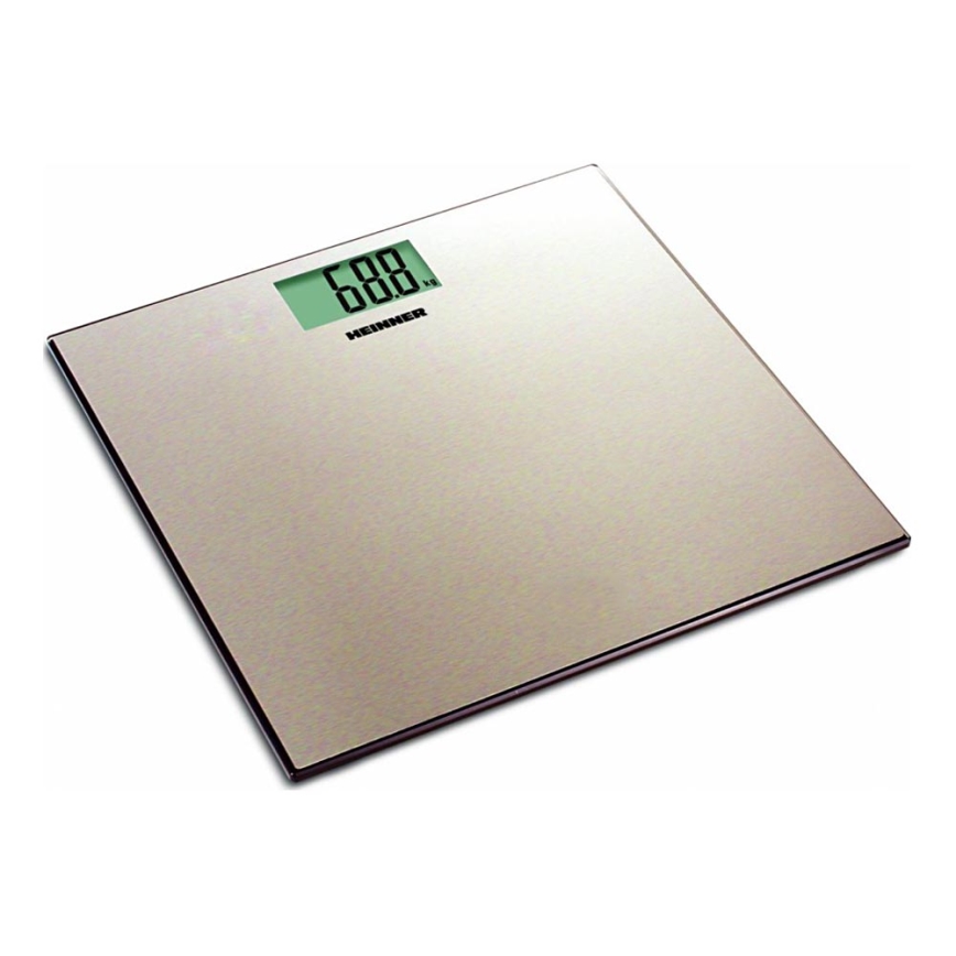 Heinner HBS-180SSGD - Digitale Personenwaage 2xAAA Edelstahl