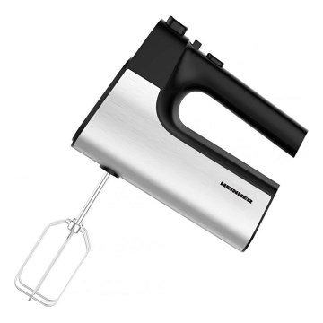 Heinner HM-500BKSS - Handmixer 500W/230V matt-chrom/schwarz