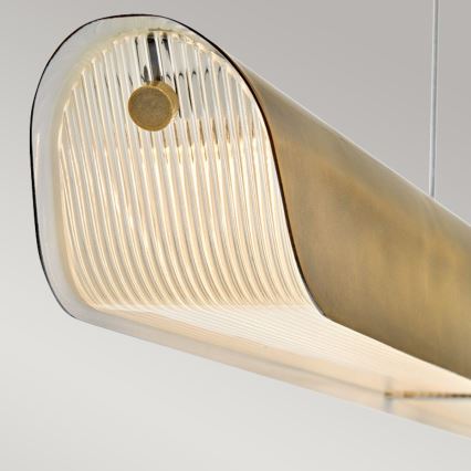 Hinkley - LED-Pendelleuchte ARCO mit Kabelaufhängung LED/43W/230V 3000K goldfarben