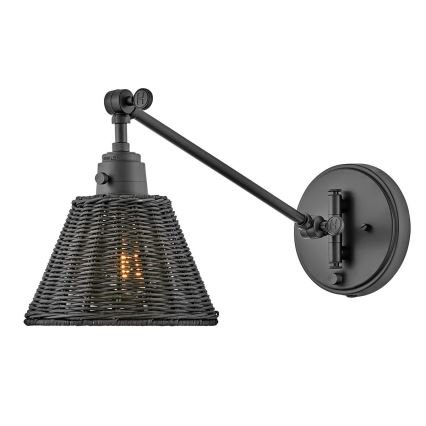 Hinkley - Wandspot ARTI 1xE27/60W/230V schwarz