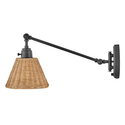 Hinkley - Wandspot ARTI 1xE27/60W/230V schwarz/braun