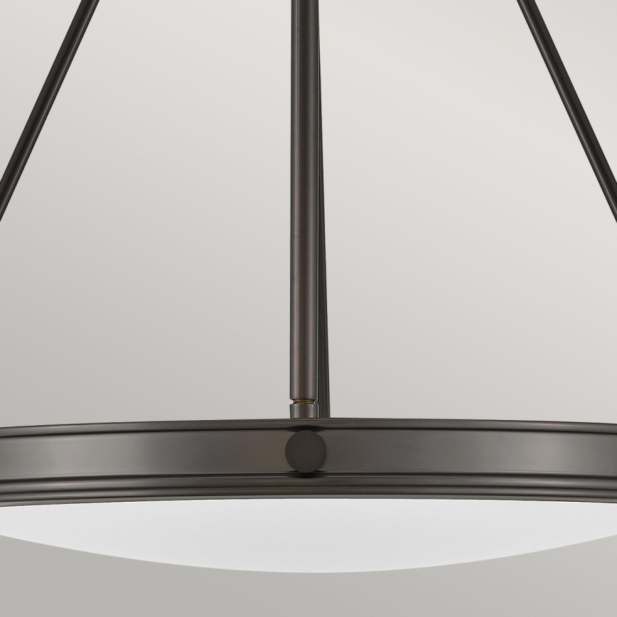 Hinkley - Kronleuchter mit Kette COLLIER 4xE14/40W/230V Ø 54,3 cm schwarz