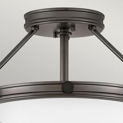 Hinkley - Aufbau-Deckenleuchte COLLIER 3xE14/40W/230V Ø 41,7 cm schwarz
