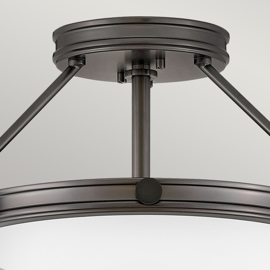 Hinkley - Aufbau-Deckenleuchte COLLIER 3xE14/40W/230V Ø 41,7 cm schwarz